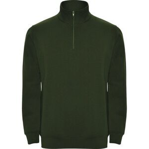 Roly Mens Aneto Quarter Zip Sweatshirt / Bottle Green